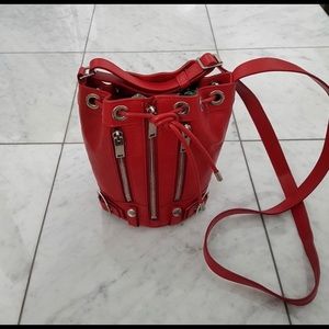 Saint Laurent Red Rider Small Bucket bag